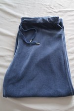 SONIA RYKIEL PARIS Pantalon  jogger VELOURS satiné MARINE  Taille XL