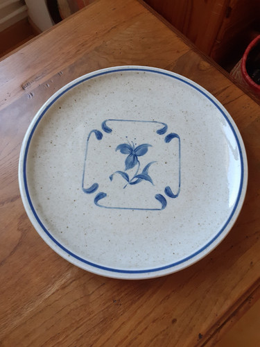 Plat gateaux porcelaine - plat, à