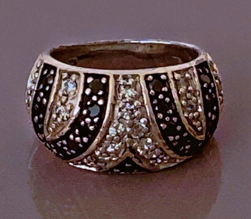 Superbe bague argent zirconium