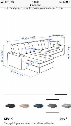 Canapé angle tissus - d'angle,