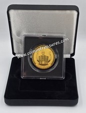 Pape Léon XIV. Lingot de pièces d'or 1/200 999 dans sa boîte avec...