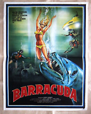 THE LUCIFER PROJECT BARRACUDA 1978 Vintage French Original Movie Poster 40x53cm