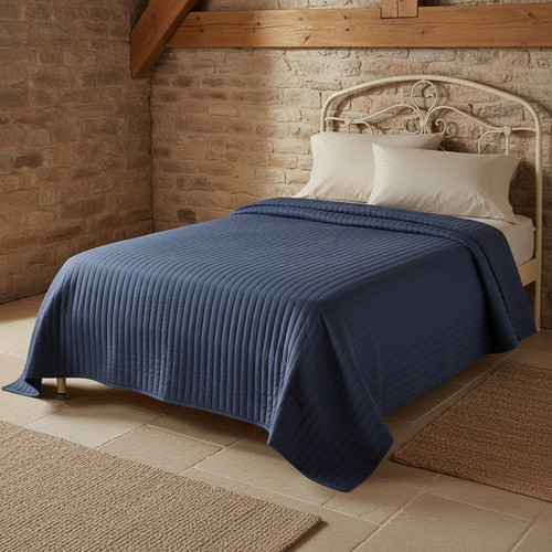 Couvre lit matelassé double - matelassé,