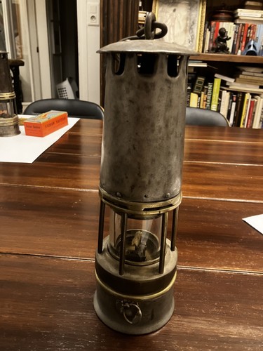 Ancienne lampe mineur - lampe,