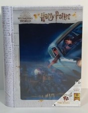 Harry Potter Wizarding World 300-Piece 3D Image in 'Tin Book' Flying Car Ron NIB