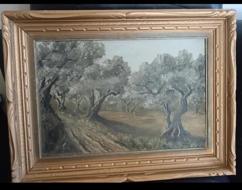 Tableau oliviers provence - tableau,