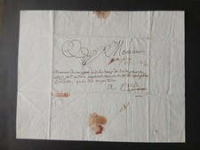 lettre France 1788 Marcophilie