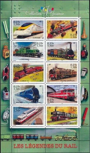 France bloc mnh train - france, **