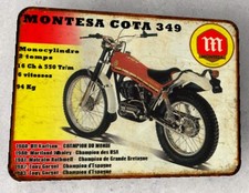 plaque métal vintage Montesa