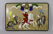 PLAQUE EMAILLEE NUMEROTEE LOUIS XIV AU TRAITE DE BEHOBIE, Neuhaus, 1966, chevaux