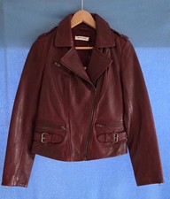 Perfecto cuir lie de vin