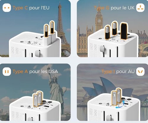 Bloc universel pour prise - universel,