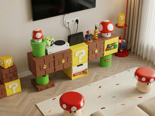 Meuble super mario xxl - mario, –