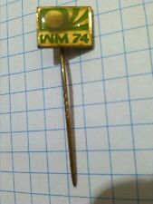 Coupe du Monde FIFA 1974 ANCIENNE Pin Badge Football Football Worldcup 74