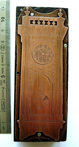 Plaque gravure sur cuivre - plaque,