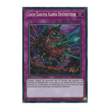 Carte Yu-Gi-Oh! ?? Canon Daruma Karma Destructeur RA04-FR103 Secret Rare