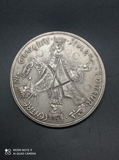 Grosse Médaille en argent massif centre des Graveurs,sculpteurs,éditeurs,205 gr