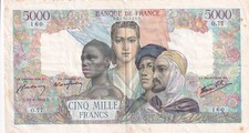 5000 Francs Empire Français -