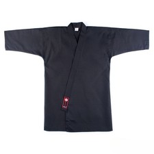 Iaido Gi Master Veste Noire Keikogi Iaidogi Kenjutsu Aito Aikido Kobudo Kendo