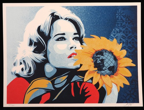 Shepard fairey earth - earth, emissary