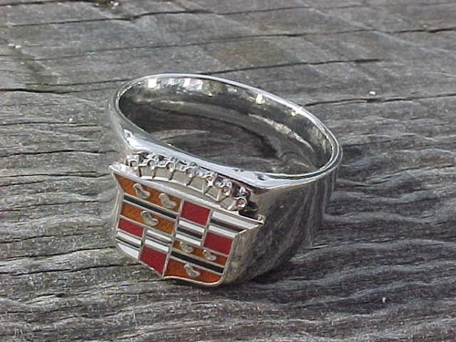 Cadillac crest silver chrome - silver,