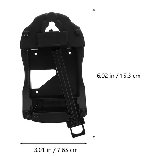 Pendule plastique noir pour