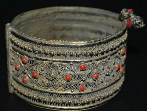 Ancien bracelet argent - bracelet,