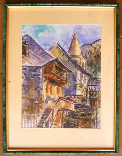 Tableau aquarelle gérard - tableau, de
