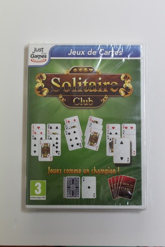 Solitaire club jeu dvd neuf - solitaire, pc