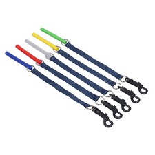 ㄧ5pcs Baby Teething Toy Hollow Tubes Sling Silicone Soft Sensory Exploration