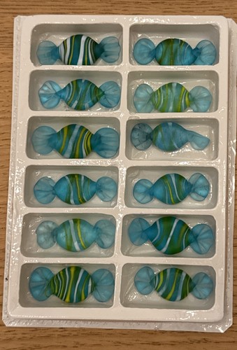 Lot bonbons verre style - en,