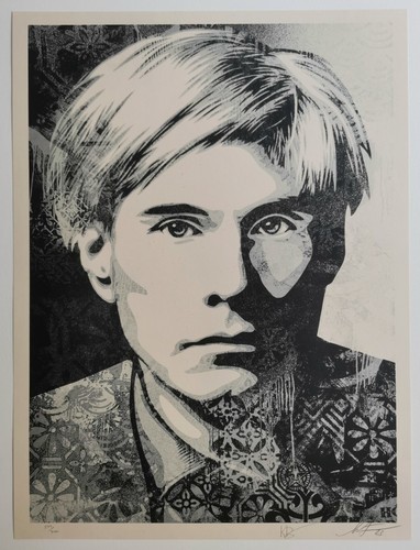 Shepard fairey warhol - shepard, collage