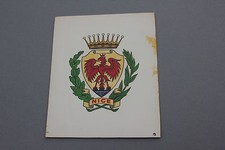 Original tableau acrylique création chromotransfert blason NICE 50/60's