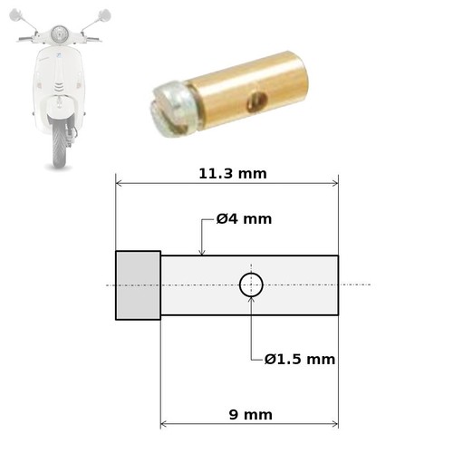 Serre cable poignee - l9,