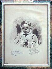 Lithographie de Madeleine Luka signée ,dédicacée , numérotée à la main 3/18