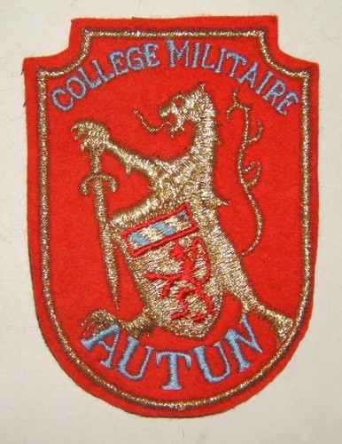 Insigne tissu brode college - insigne,