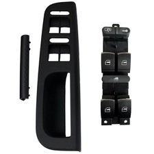 Platine Lève-Vitre AVG Noir Chrome pour Golf 4 Bora Passat 3B1867171E