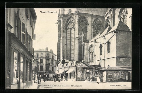 Cpa toul rue - cpa, toul,