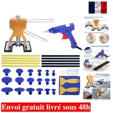Outil Débosselage Doré 34 PCS - Pistolet à Colle Inclus pour Réparations Faciles