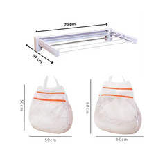 étendoir linge mural