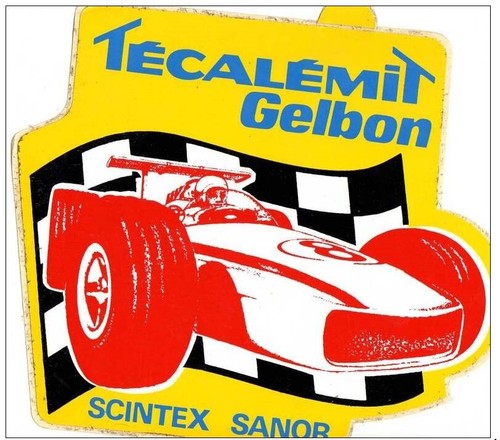 Autocollant ancien - autocollant,