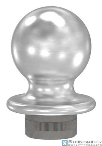Bouton tube sphérique en - de,