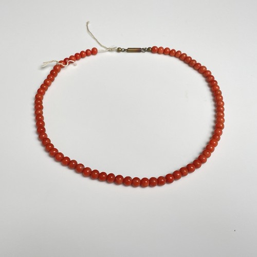 Ancien collier perle corail - ancien,