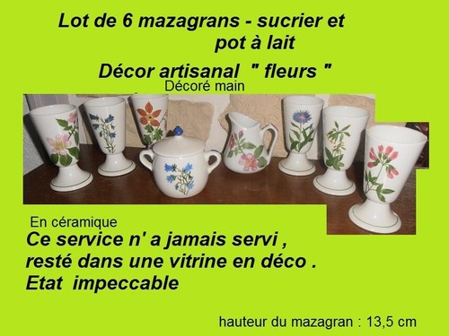 Très joli lot mazagrans - de,