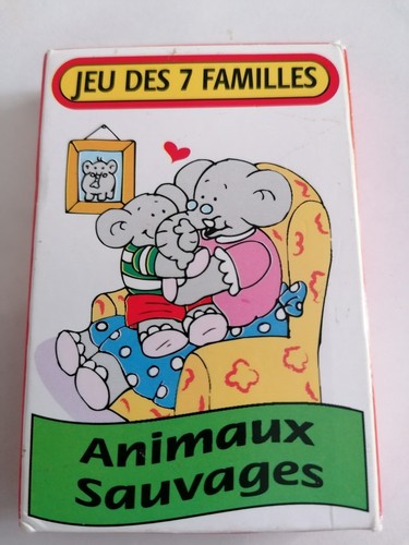 Jeu des familles animaux - jeu,