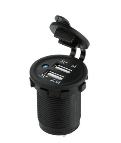 Double chargeur usb 12v 24v - double,