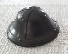 PLAYMOBIL CASQUE GRIS FONCE