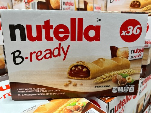 Nutella ready crispy wafer - nutella, b-ready