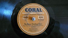CORAL - The Benny Goodman Story - The Modernaires - mit Gesang - Super Schellack