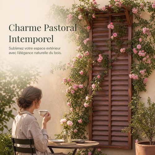 Clôture jardin bois - jardin,